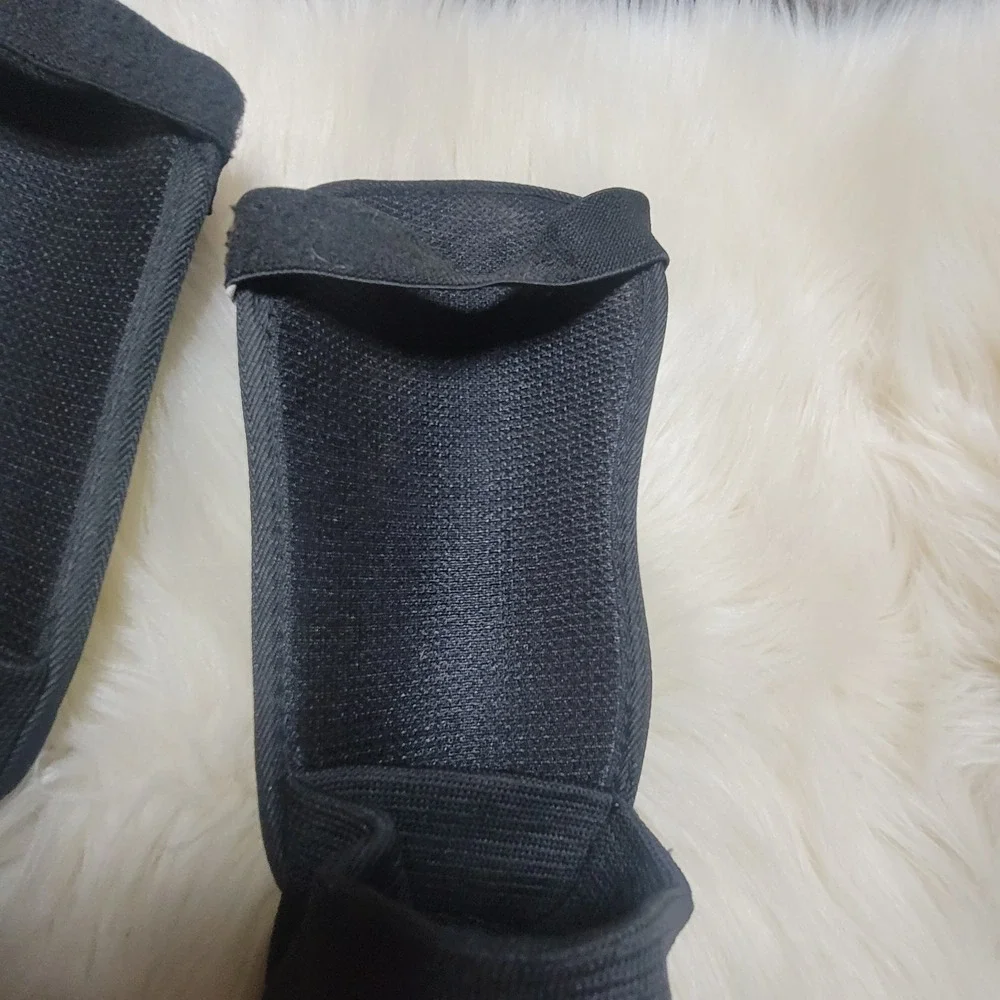 TibiaPlate Protective Soccer Shin Guards with Integrated Ankle Sleeves & Straps